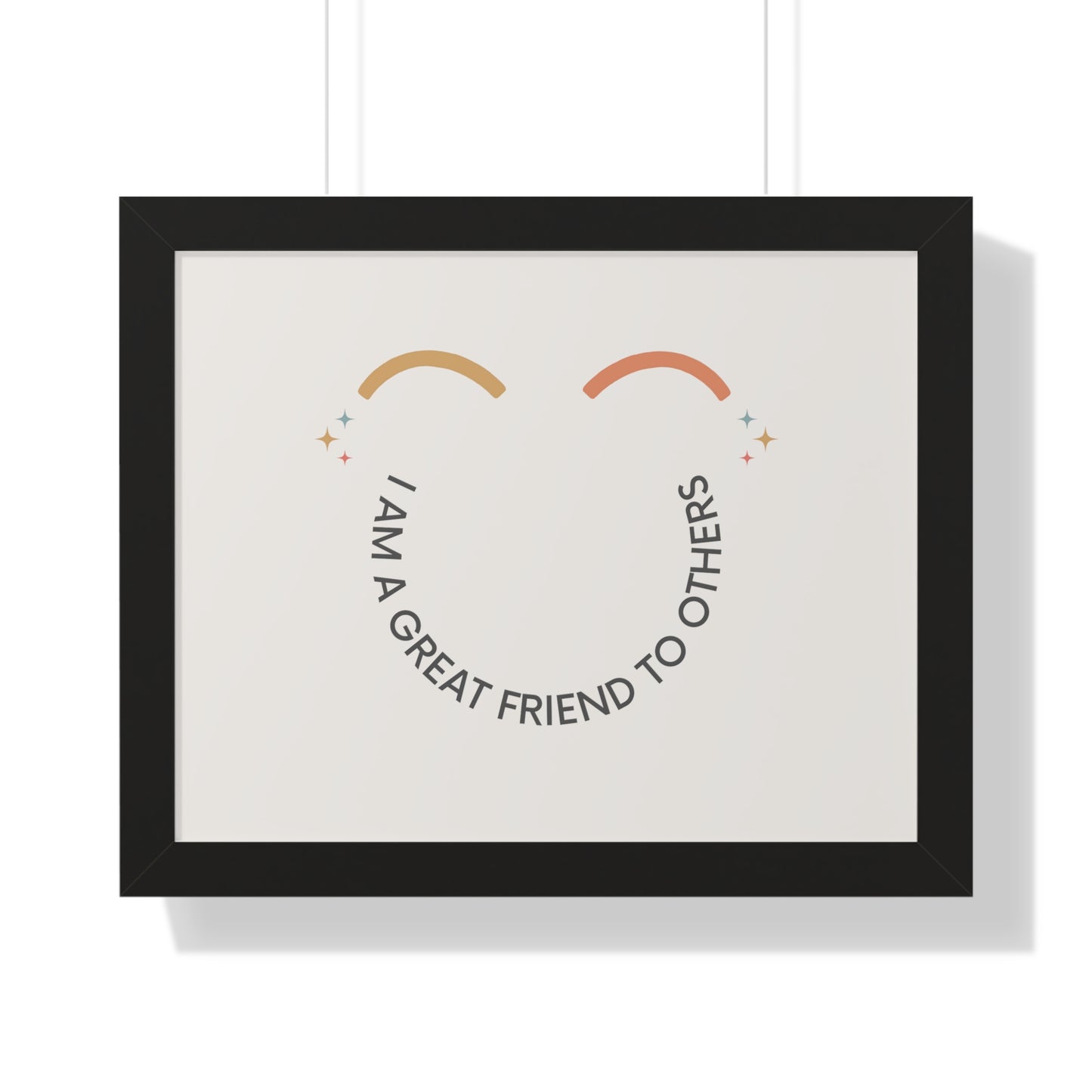 I Am A Great Friend To Others - Kids Framed Art