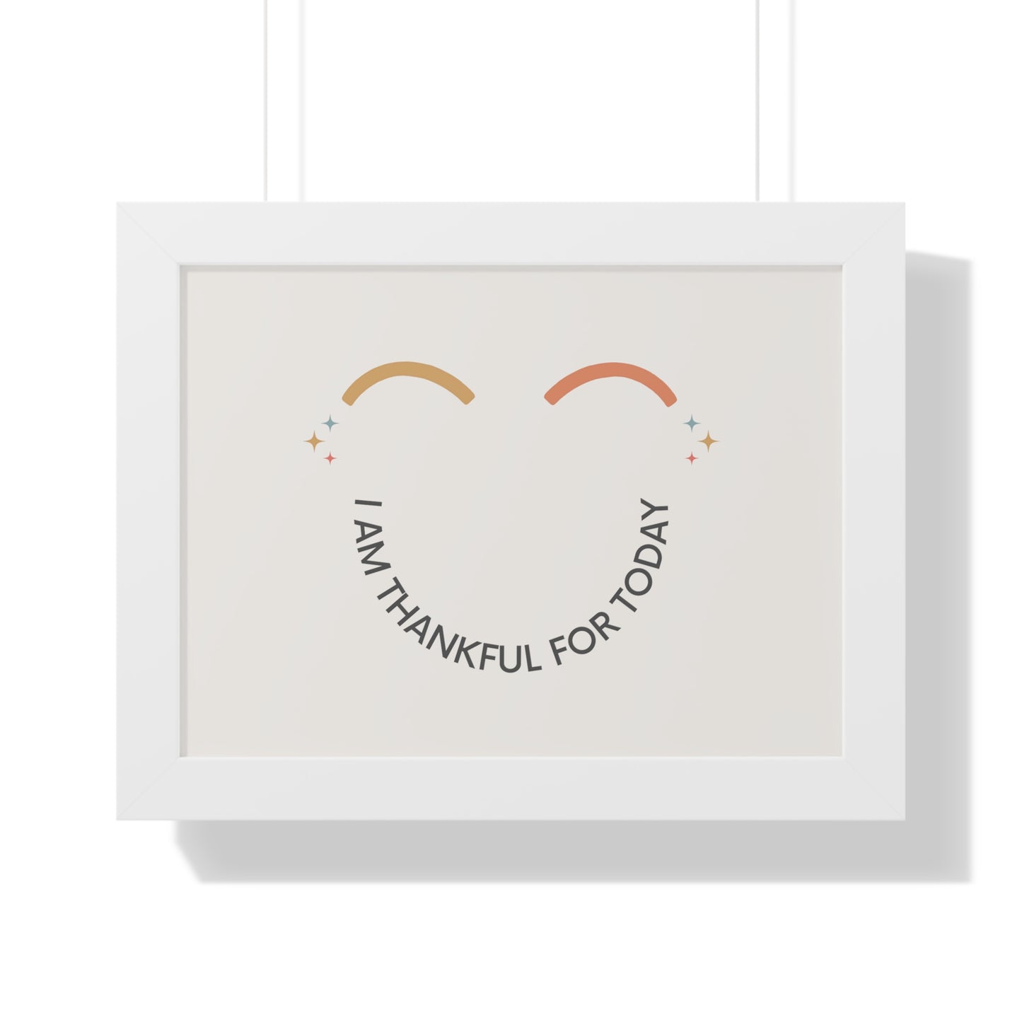 I Am Thankful For Today - Kids Framed Art