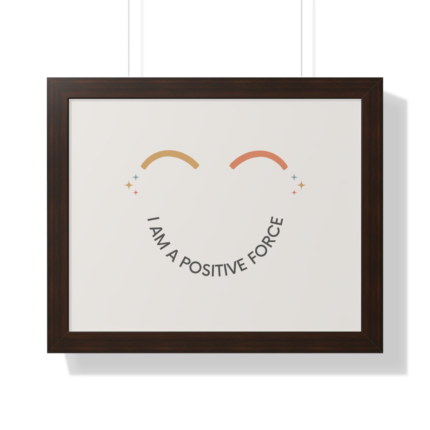 I Am A Positive Force - Kids Framed Art