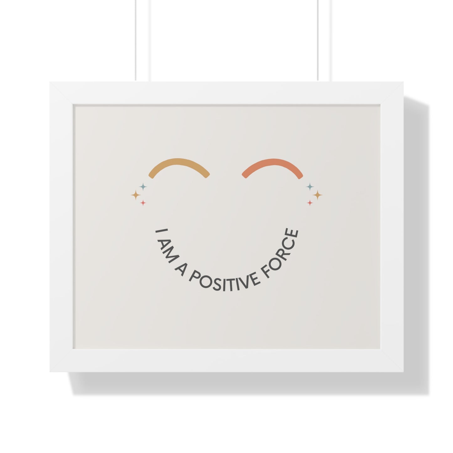 I Am A Positive Force - Kids Framed Art