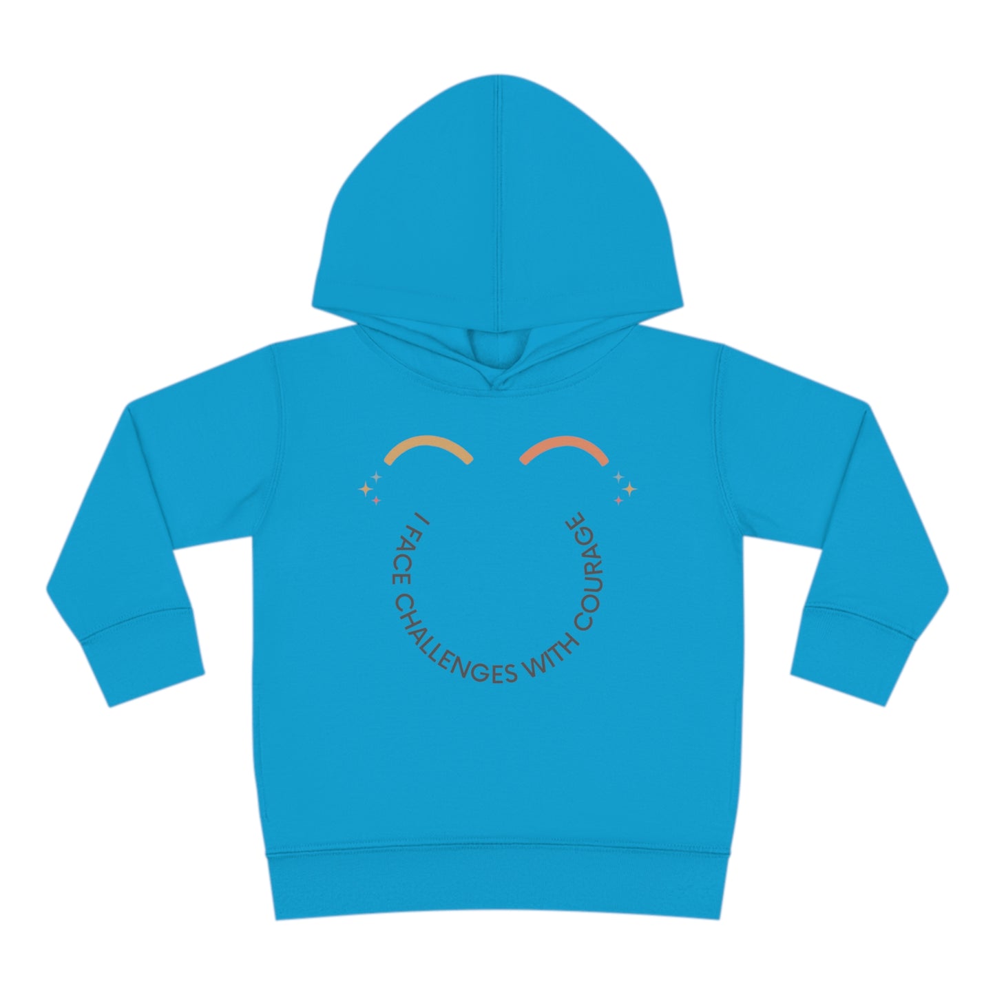 I Face Challenges With Courage - Kids Hoodie