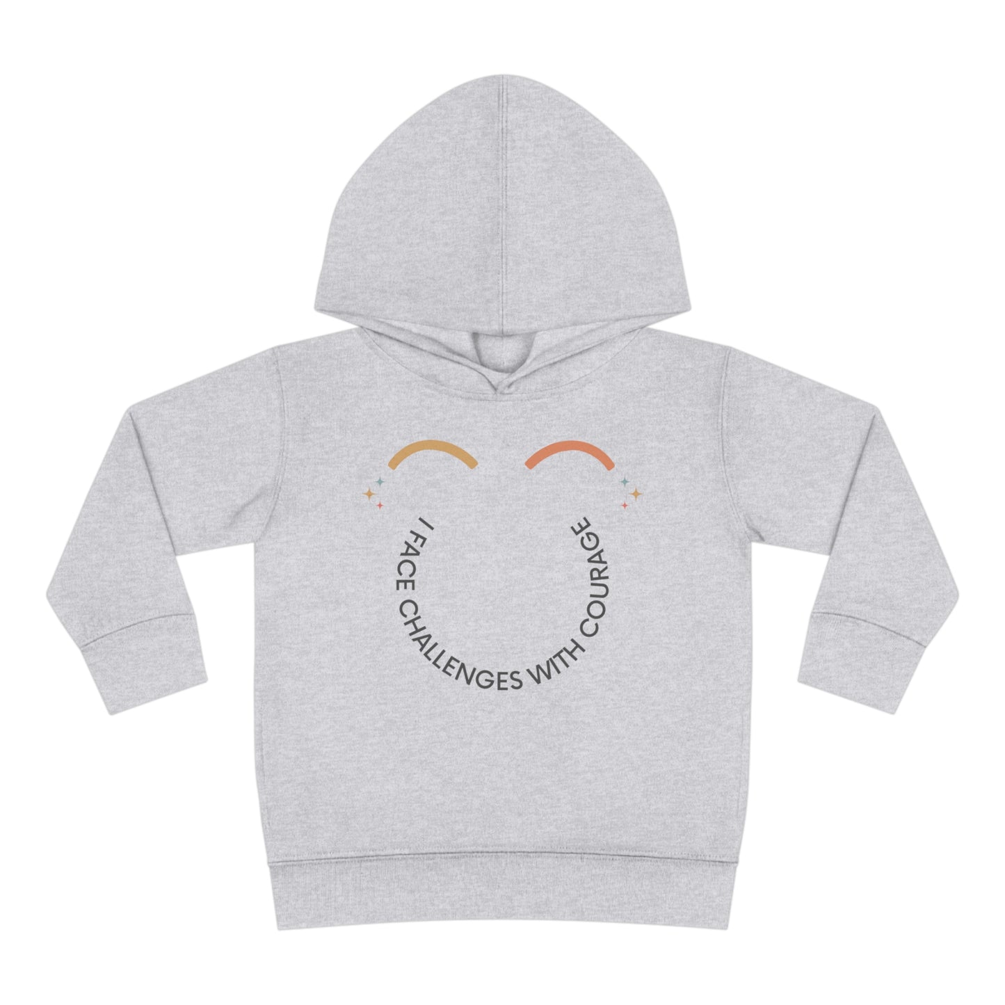 I Face Challenges With Courage - Kids Hoodie
