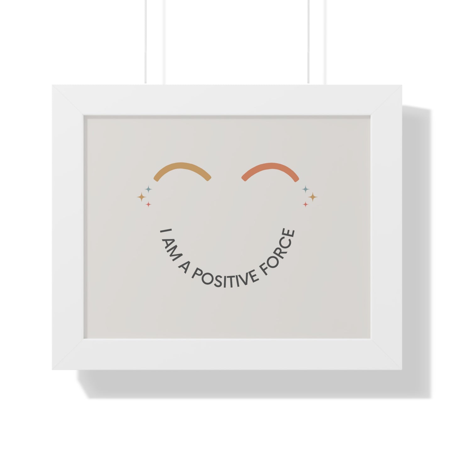I Am A Positive Force - Kids Framed Art