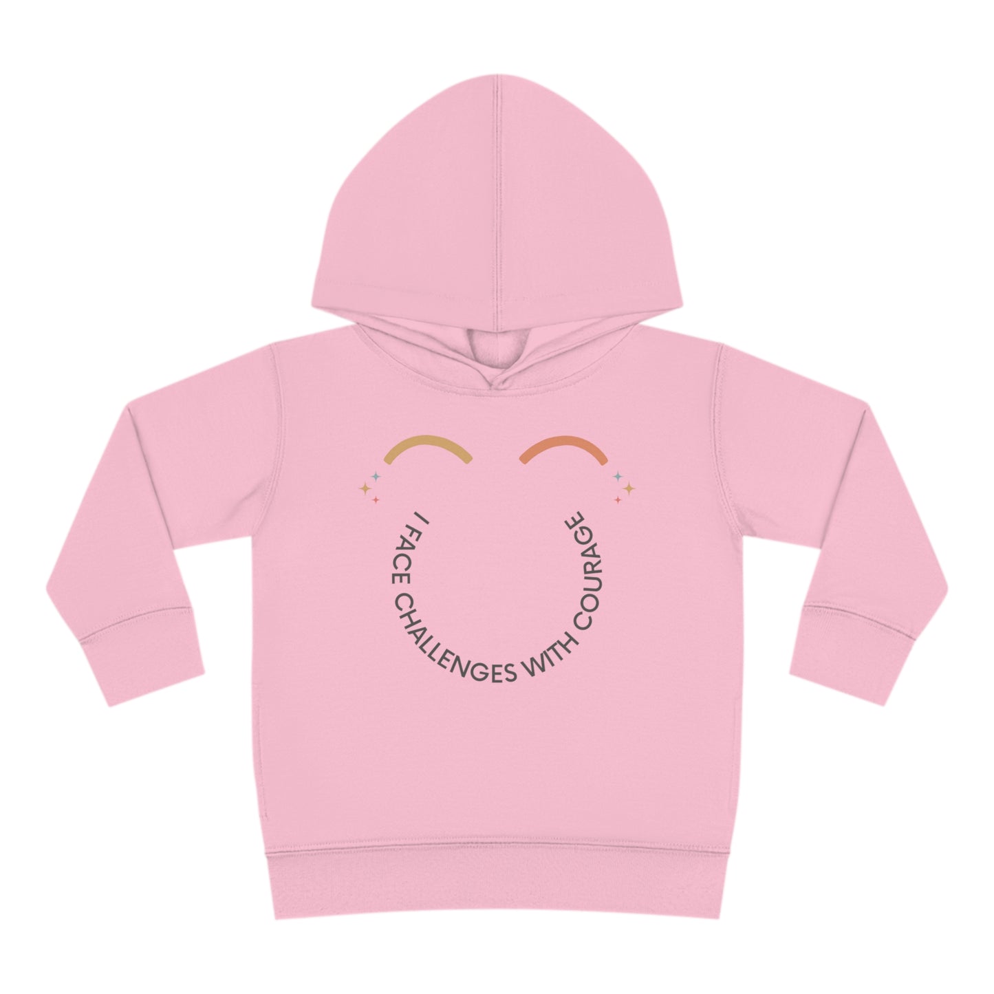 I Face Challenges With Courage - Kids Hoodie