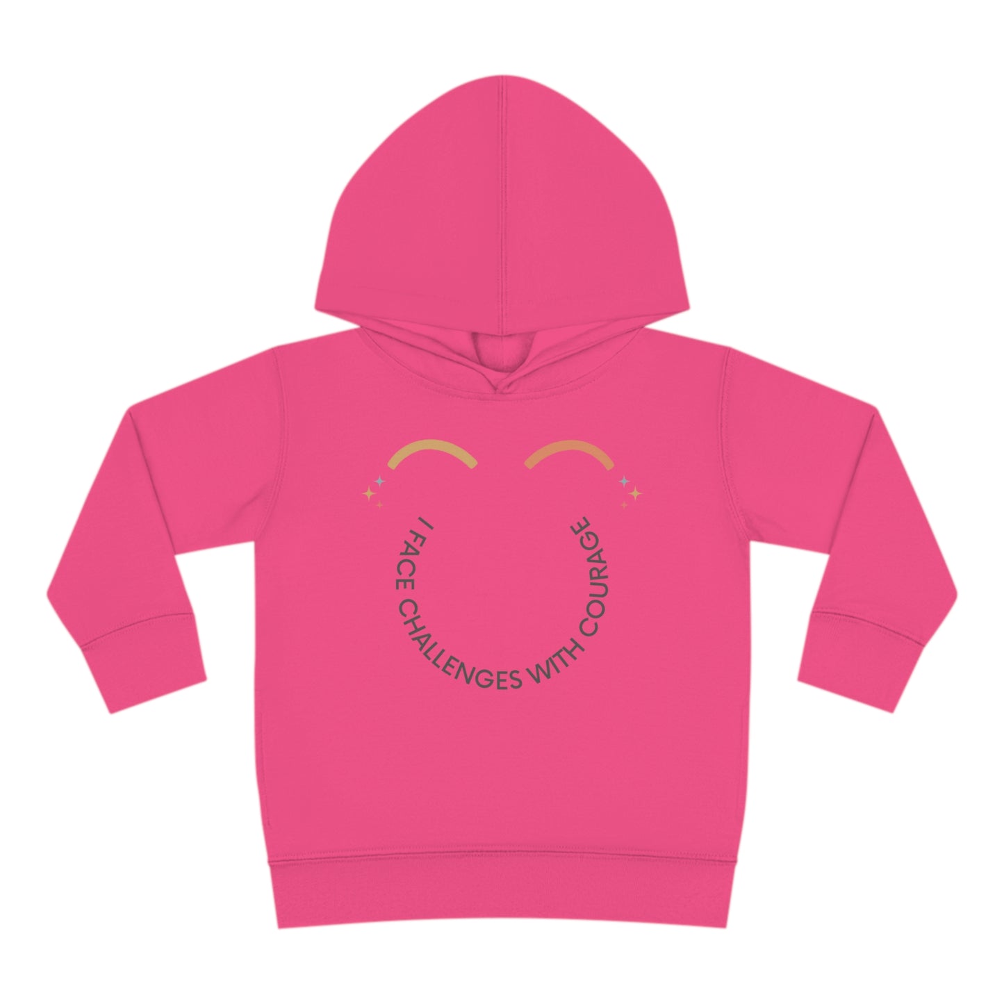 I Face Challenges With Courage - Kids Hoodie