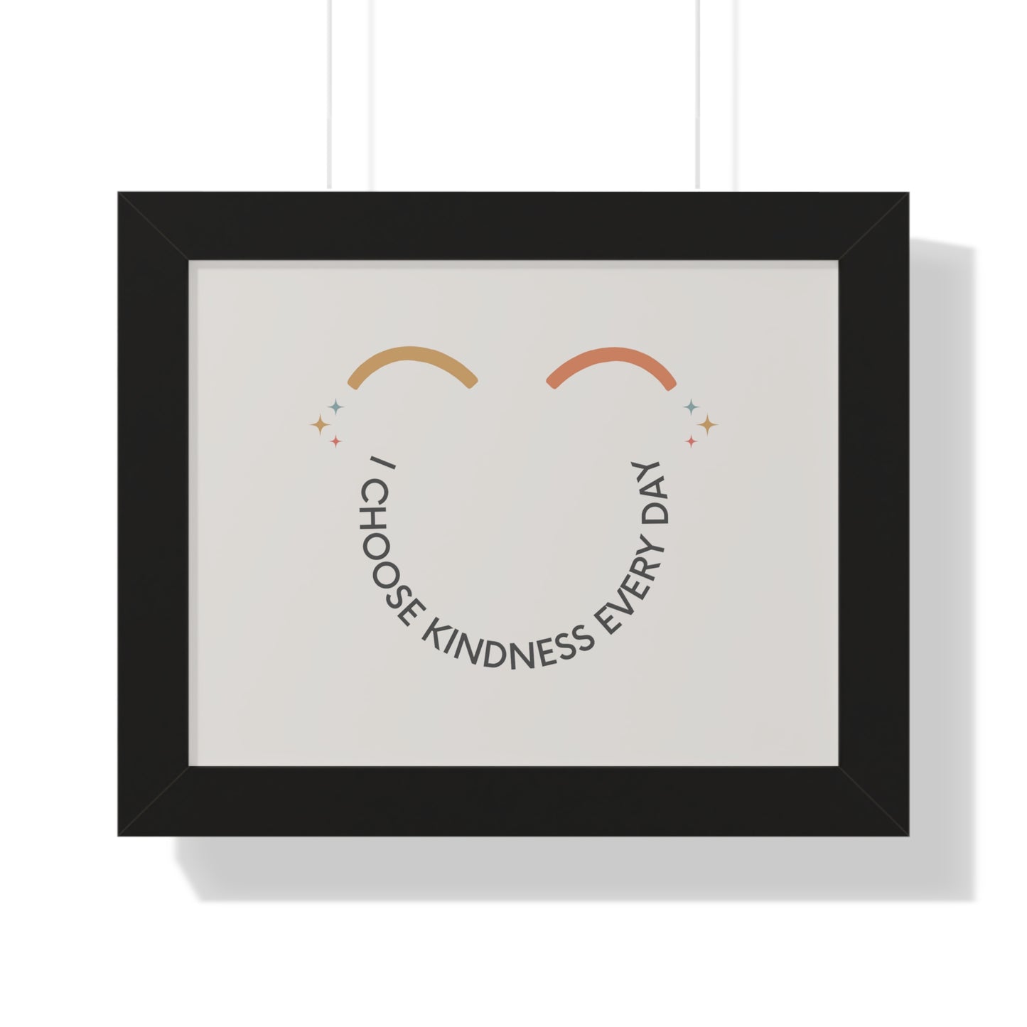 I Choose Kindness Everyday - Kids Framed Art