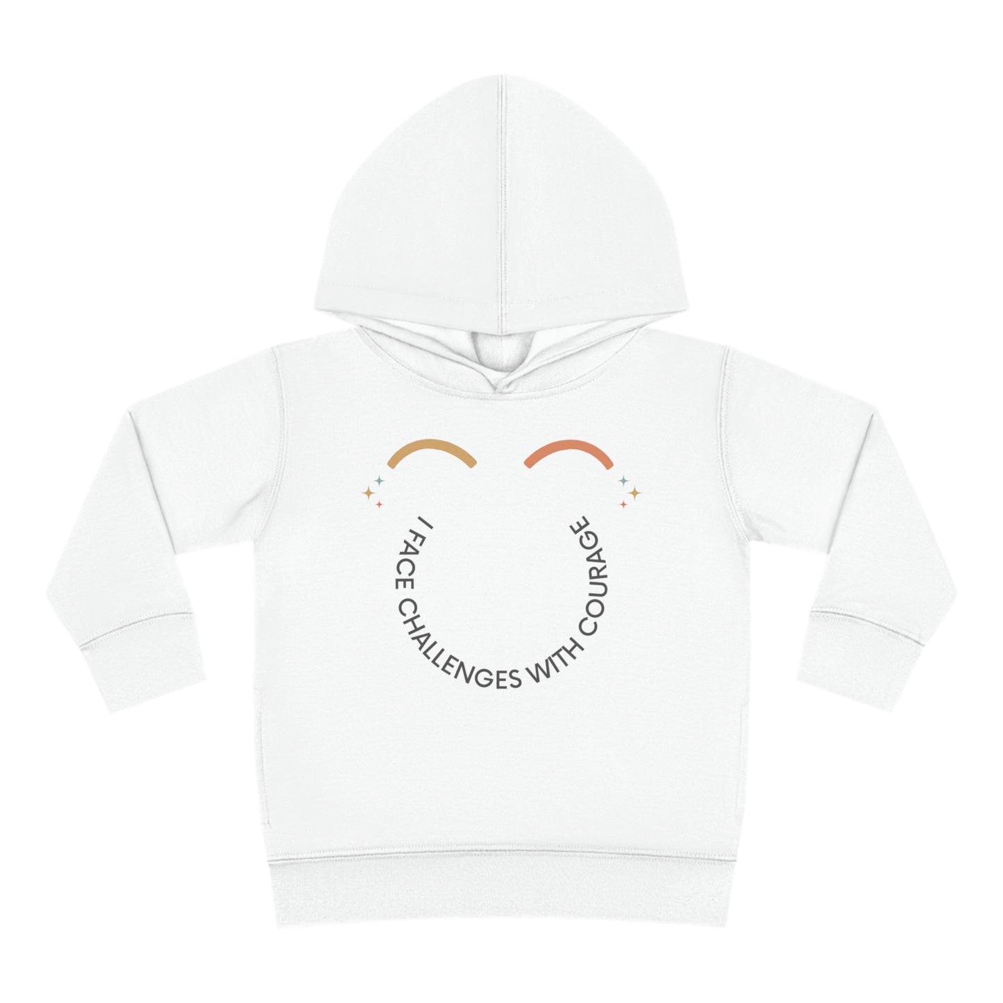 I Face Challenges With Courage - Kids Hoodie
