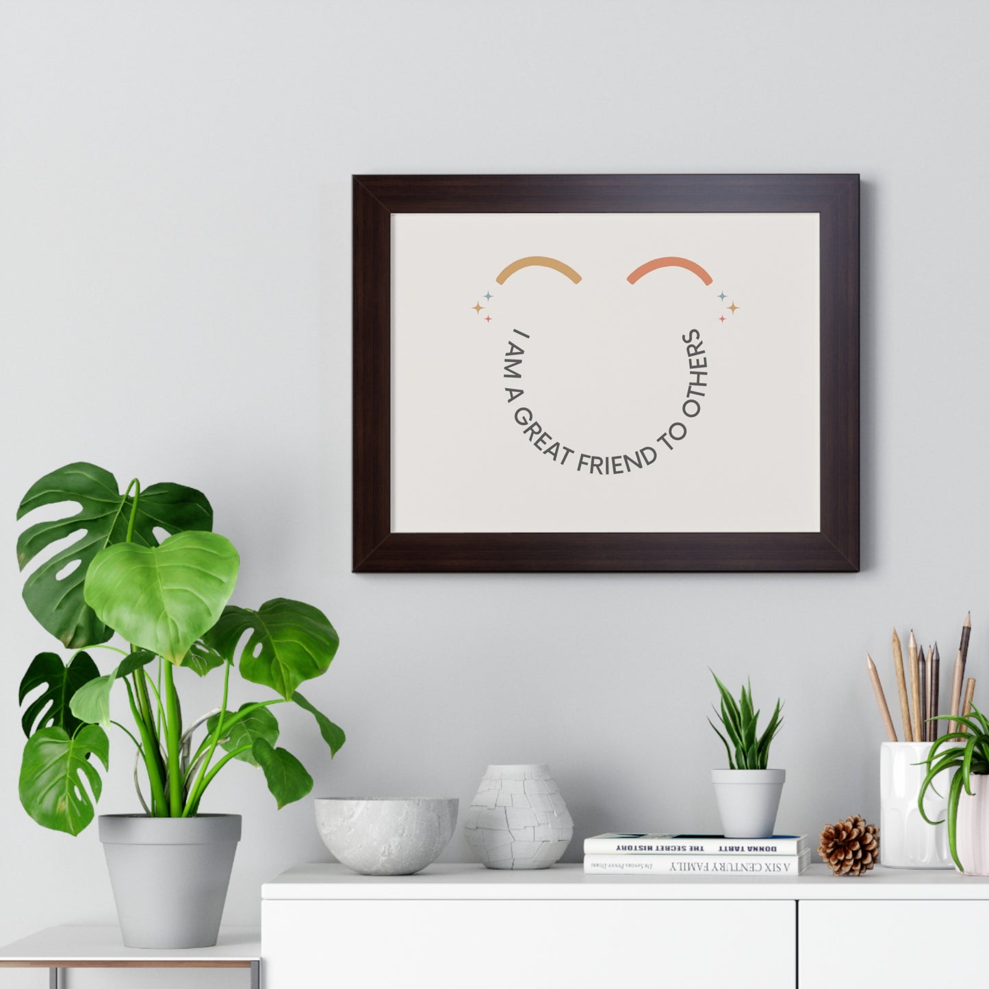 I Am A Great Friend To Others - Kids Framed Art