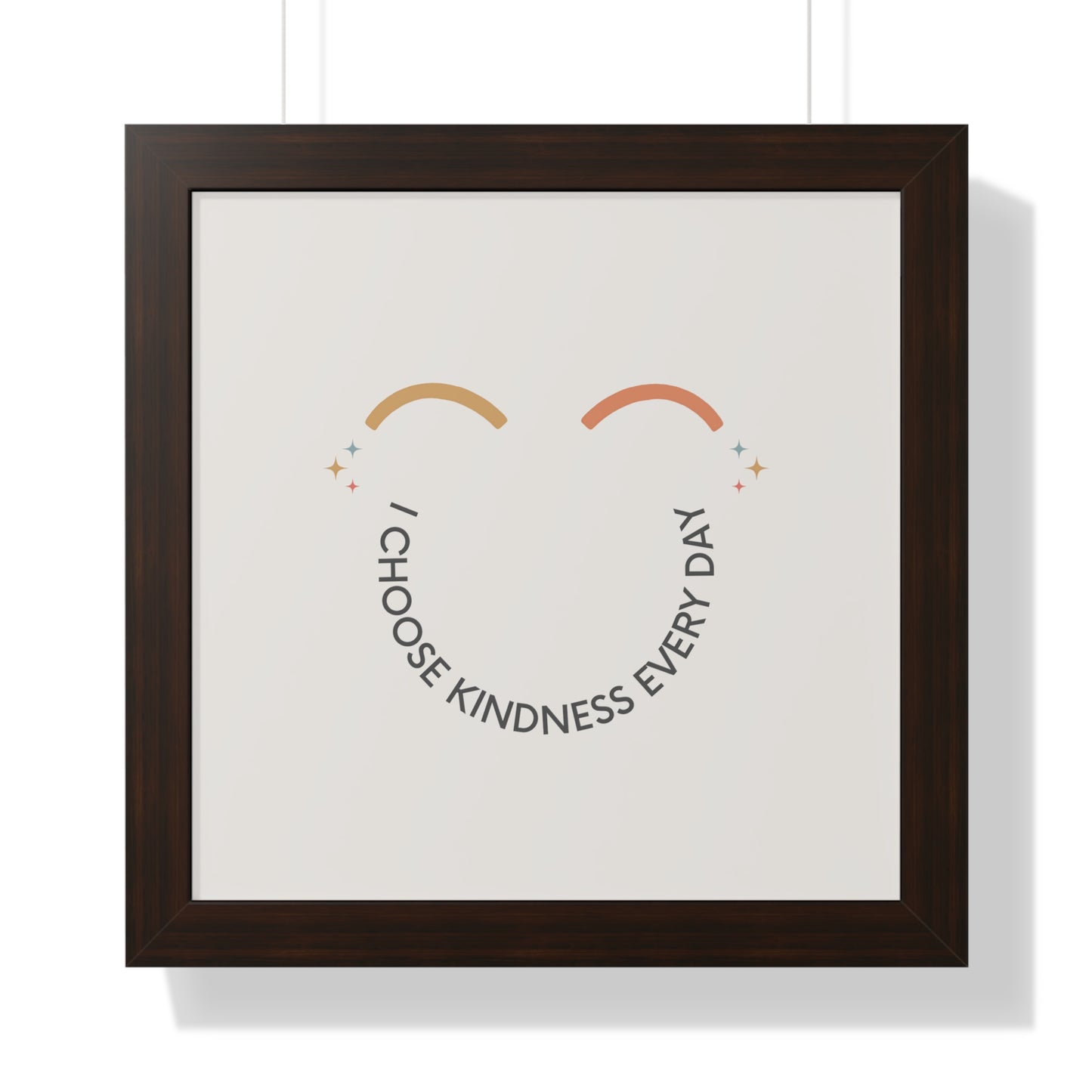 I Choose Kindness Everyday - Kids Framed Art