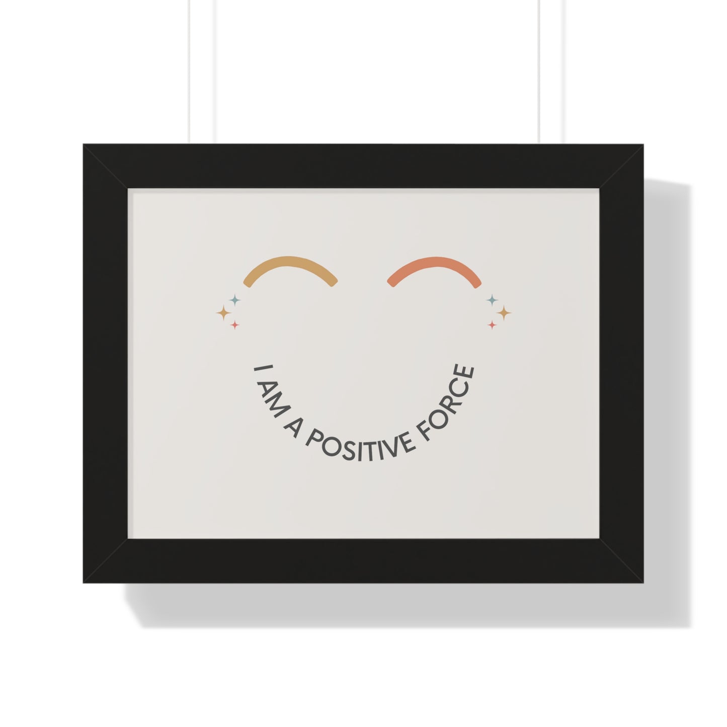 I Am A Positive Force - Kids Framed Art