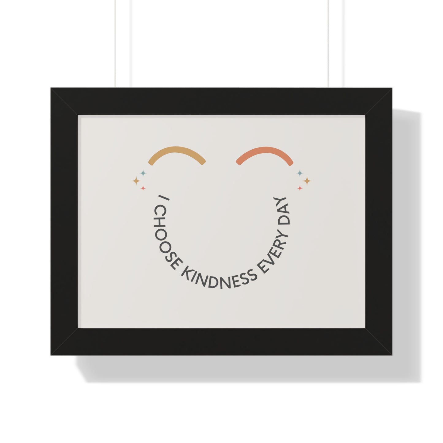 I Choose Kindness Everyday - Kids Framed Art