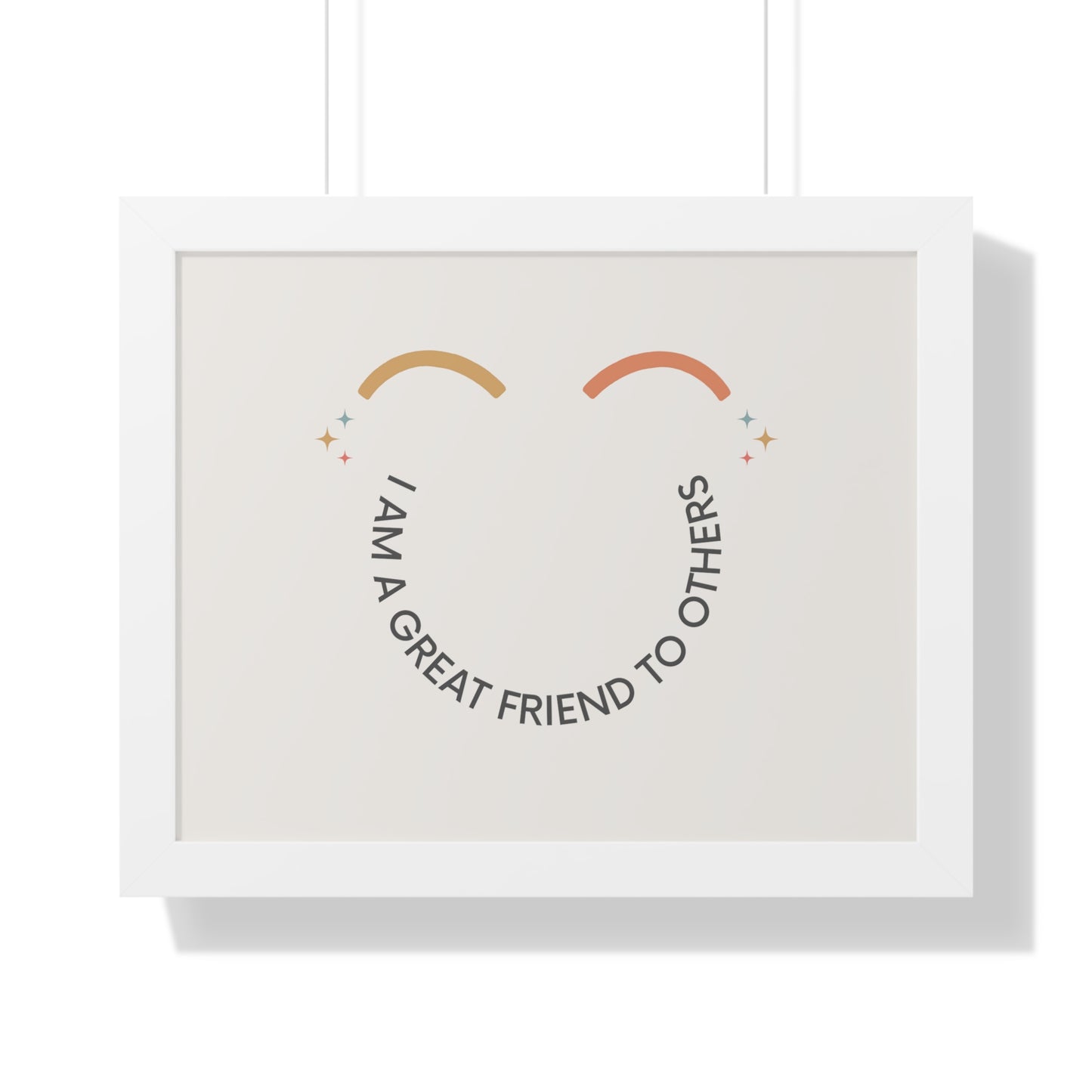 I Am A Great Friend To Others - Kids Framed Art