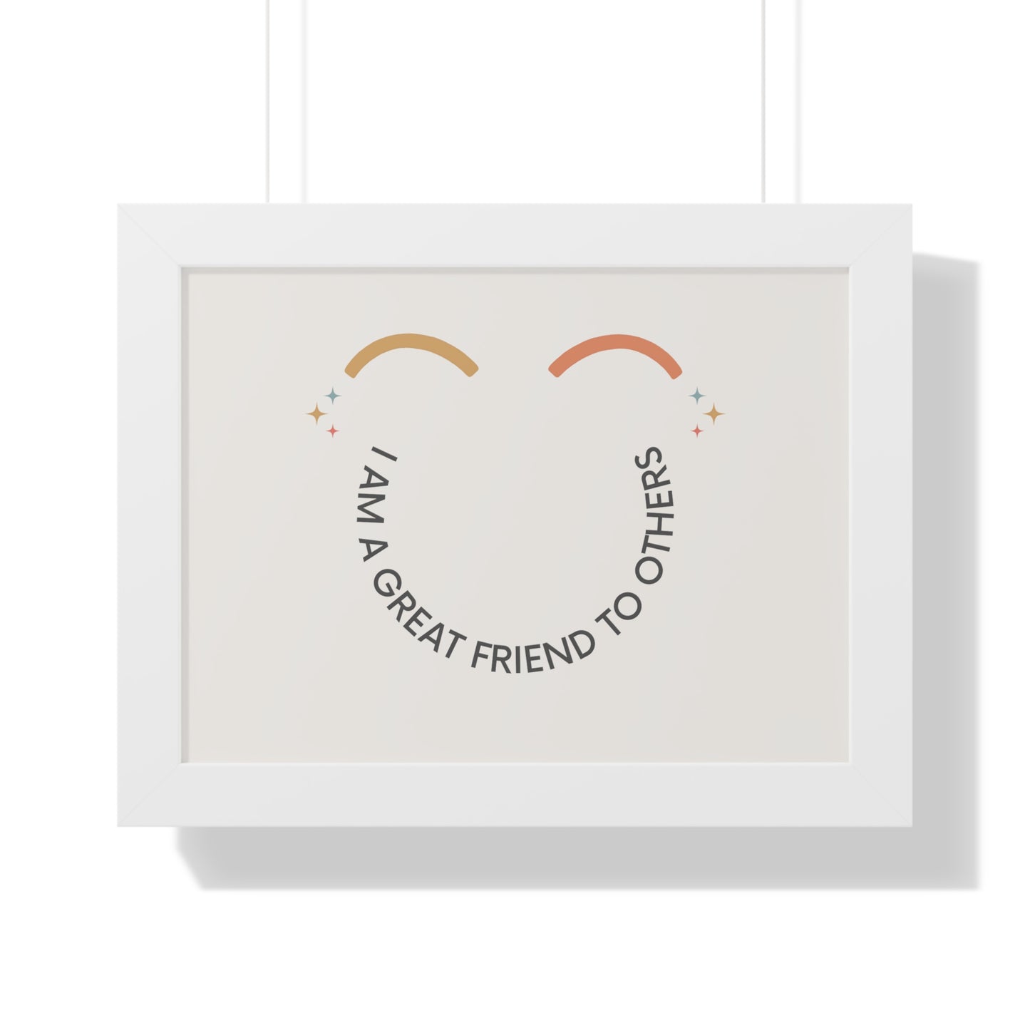 I Am A Great Friend To Others - Kids Framed Art