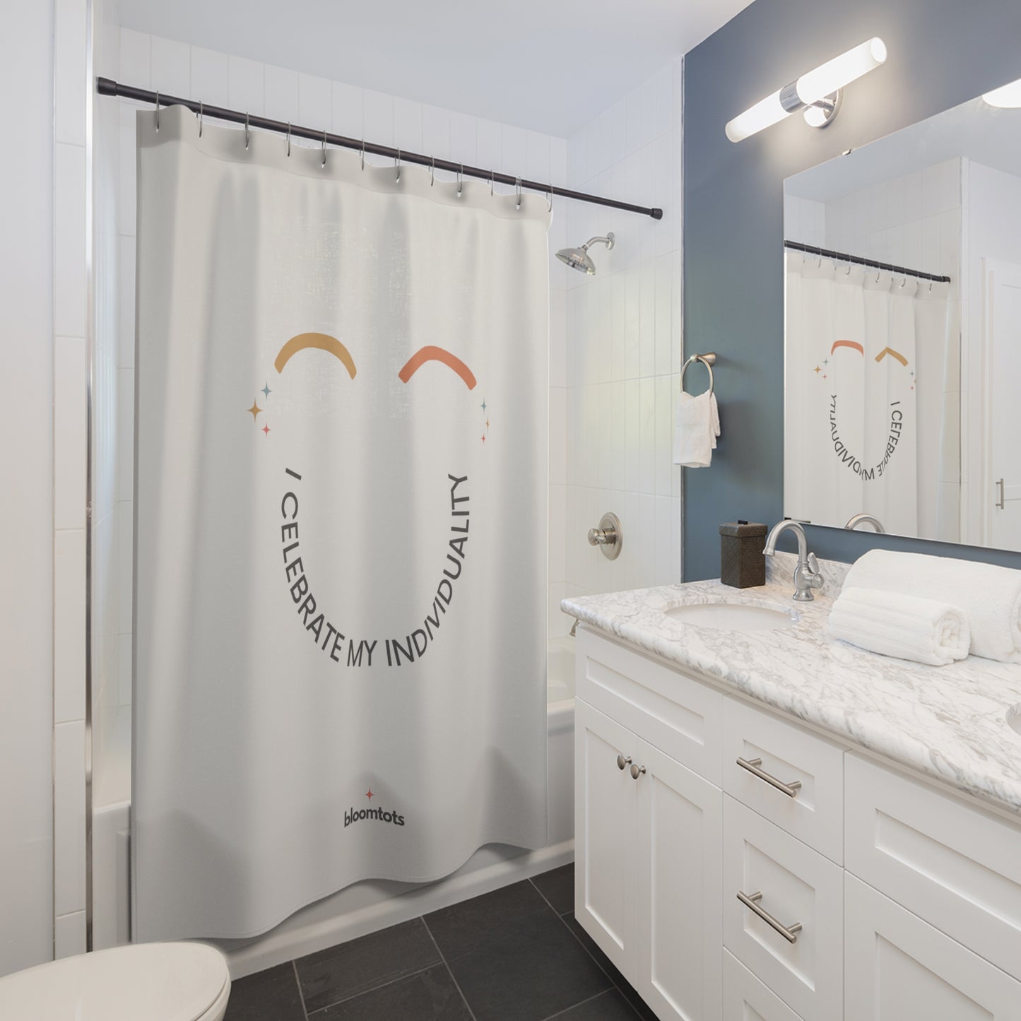 I Celebrate My Individuality - Kids Room Shower Curtain