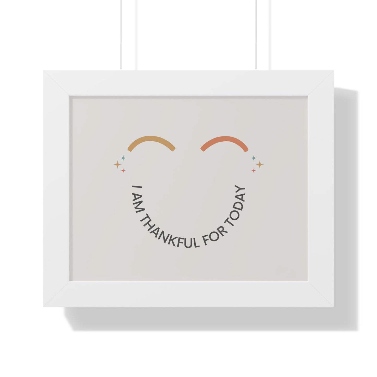 I Am Thankful For Today - Kids Framed Art