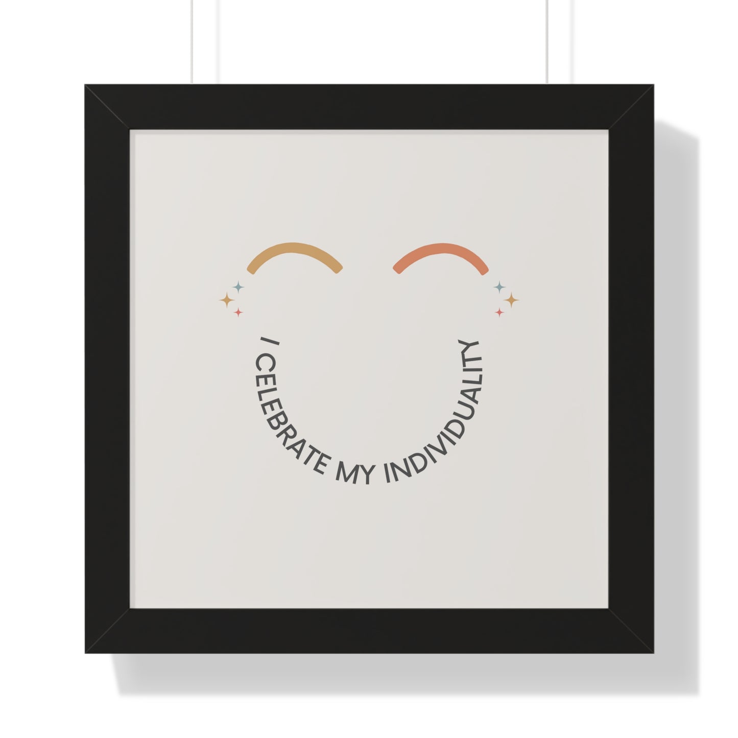 I Celebrate My Individuality - Kids Framed Art