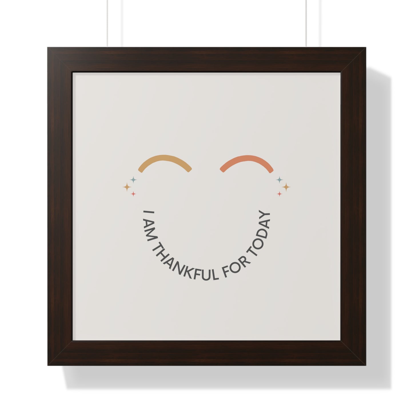 I Am Thankful For Today - Kids Framed Art