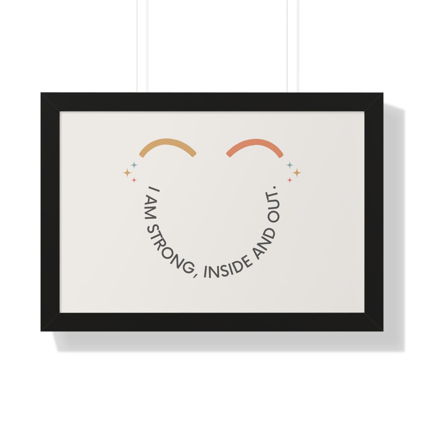 I Am Unique & Proud To Be - Kids Framed Art