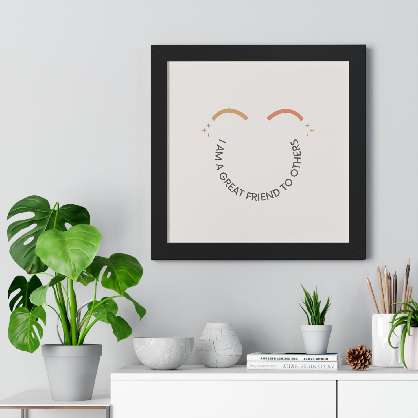 I Am A Great Friend To Others - Kids Framed Art