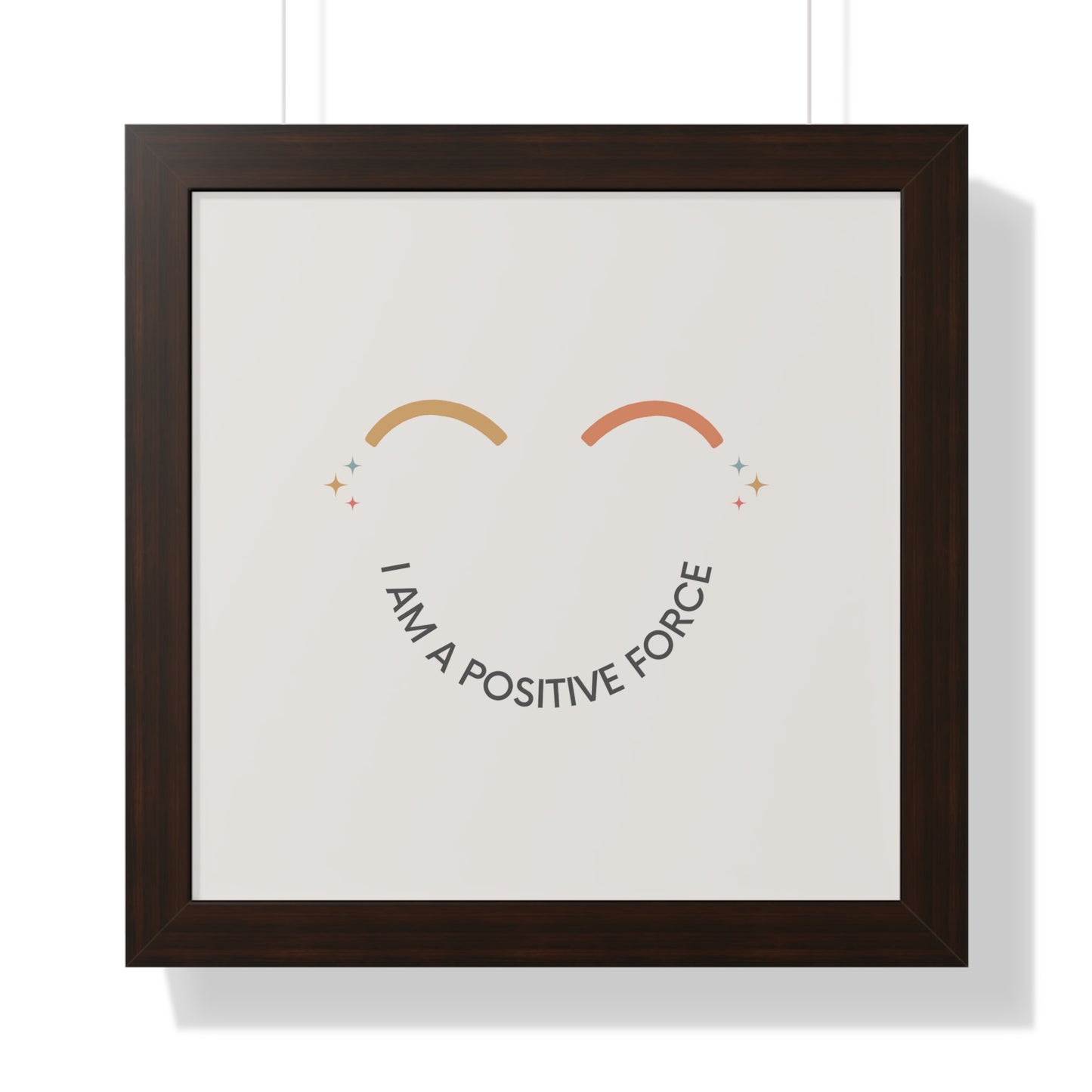I Am A Positive Force - Kids Framed Art