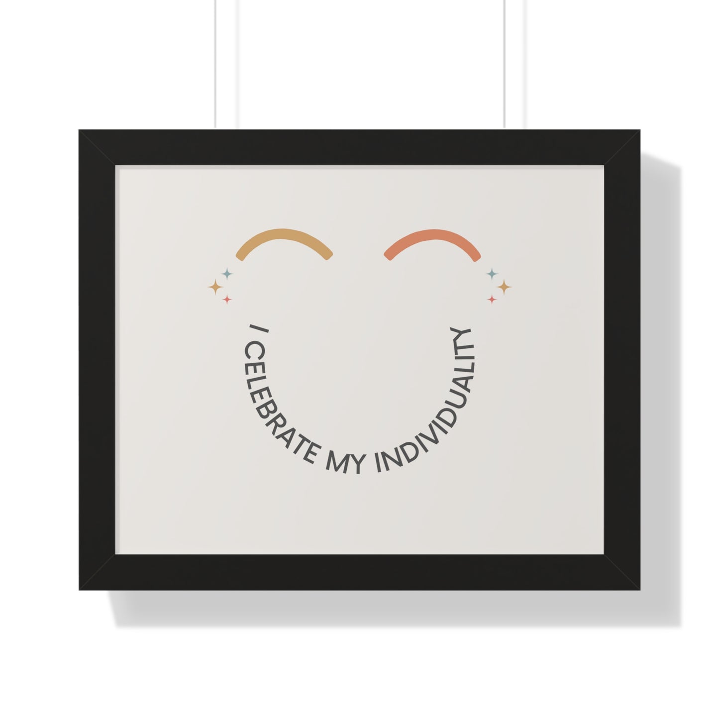 I Celebrate My Individuality - Kids Framed Art