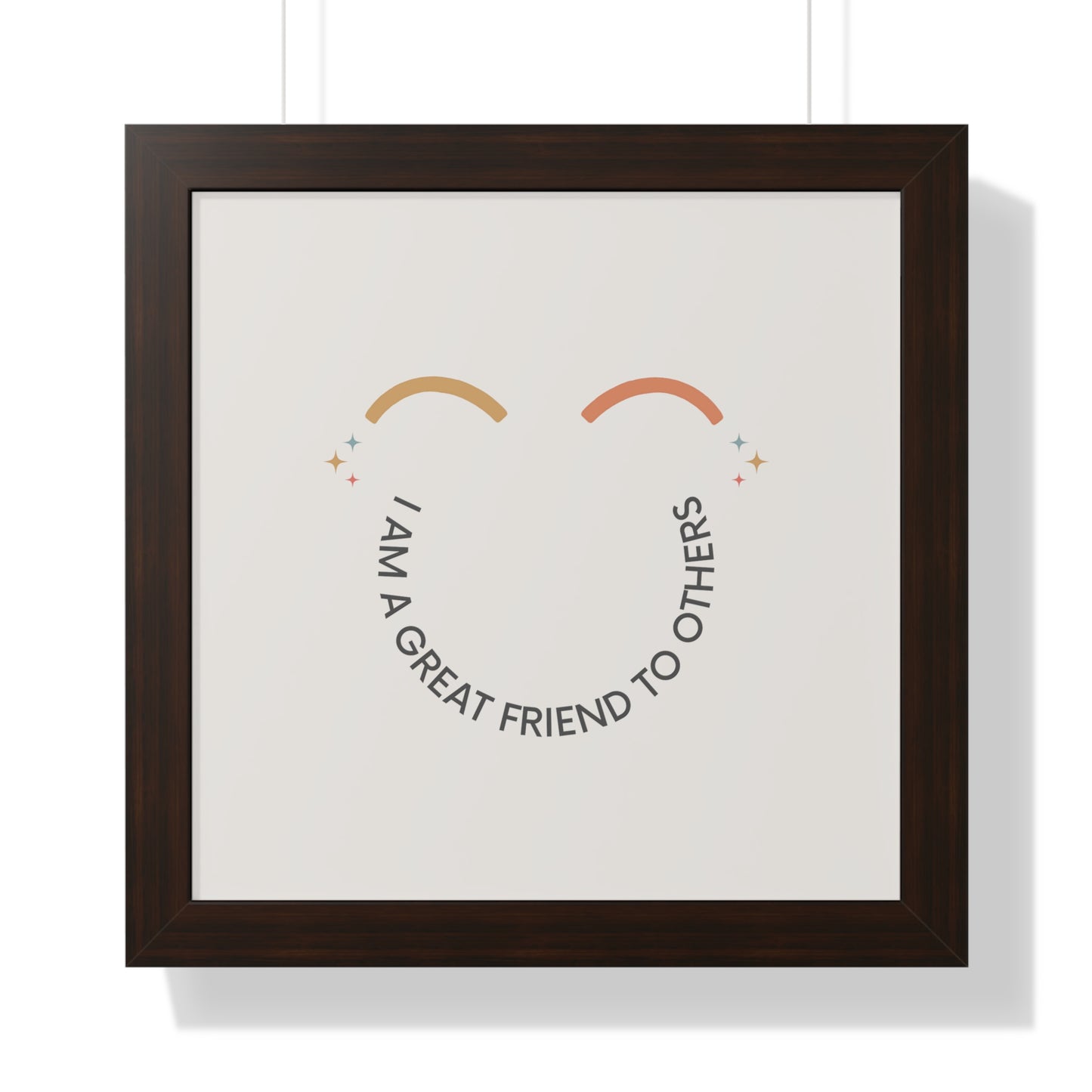 I Am A Great Friend To Others - Kids Framed Art