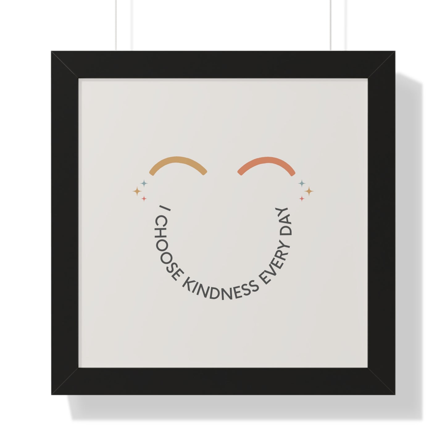 I Choose Kindness Everyday - Kids Framed Art