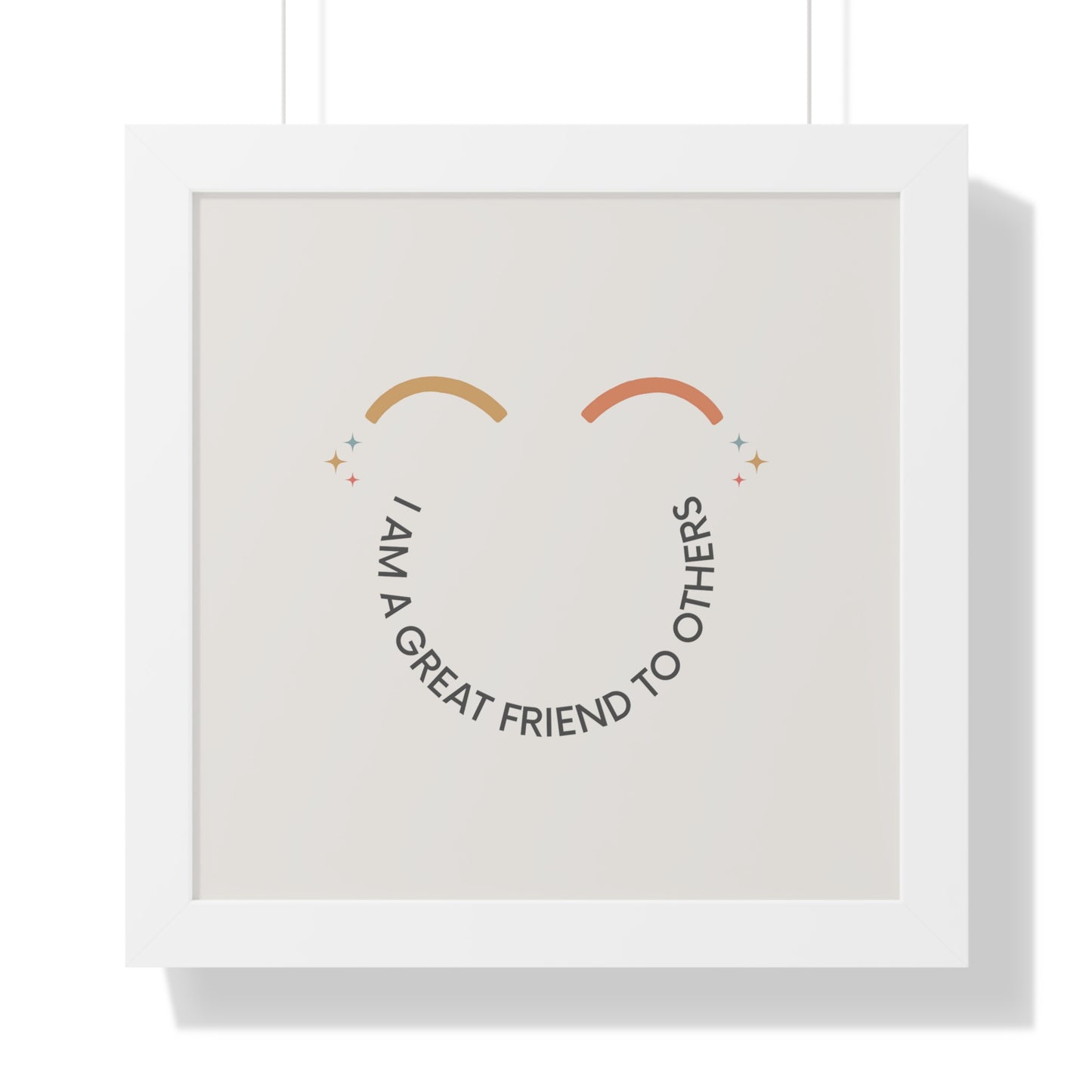 I Am A Great Friend To Others - Kids Framed Art