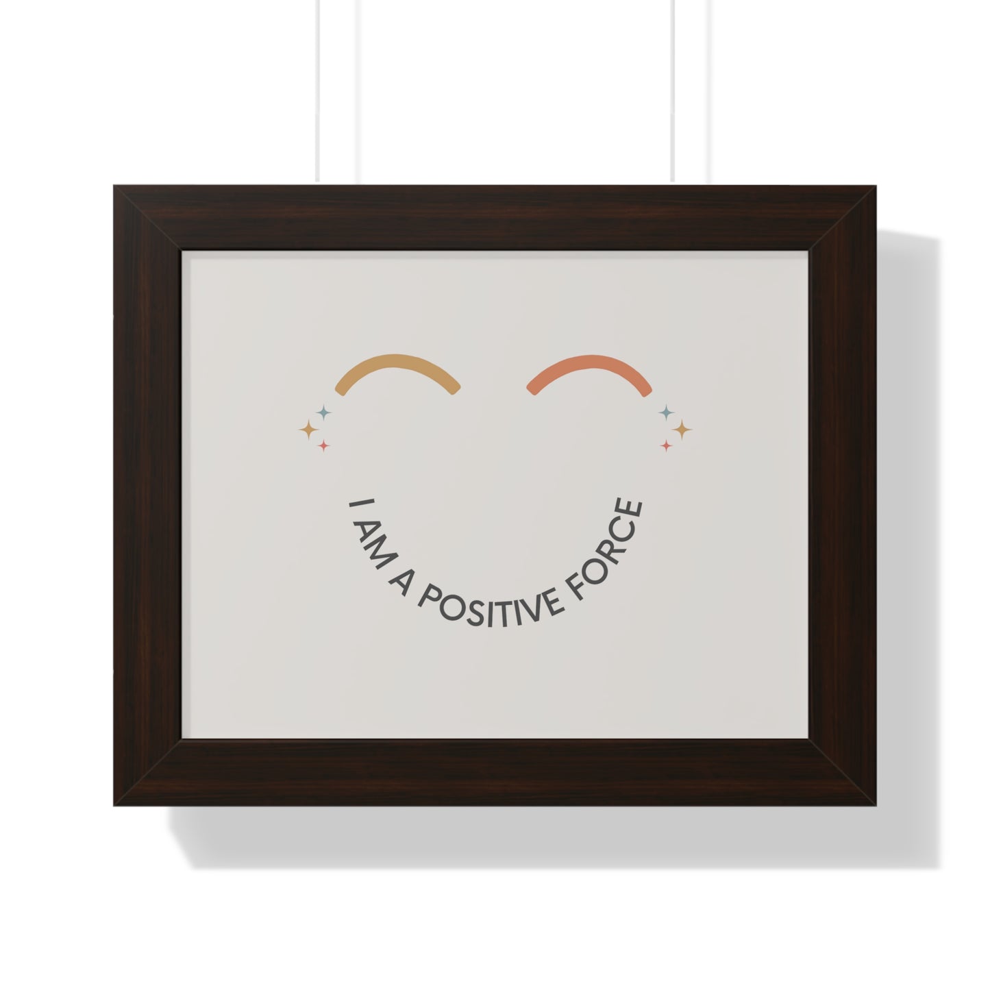 I Am A Positive Force - Kids Framed Art