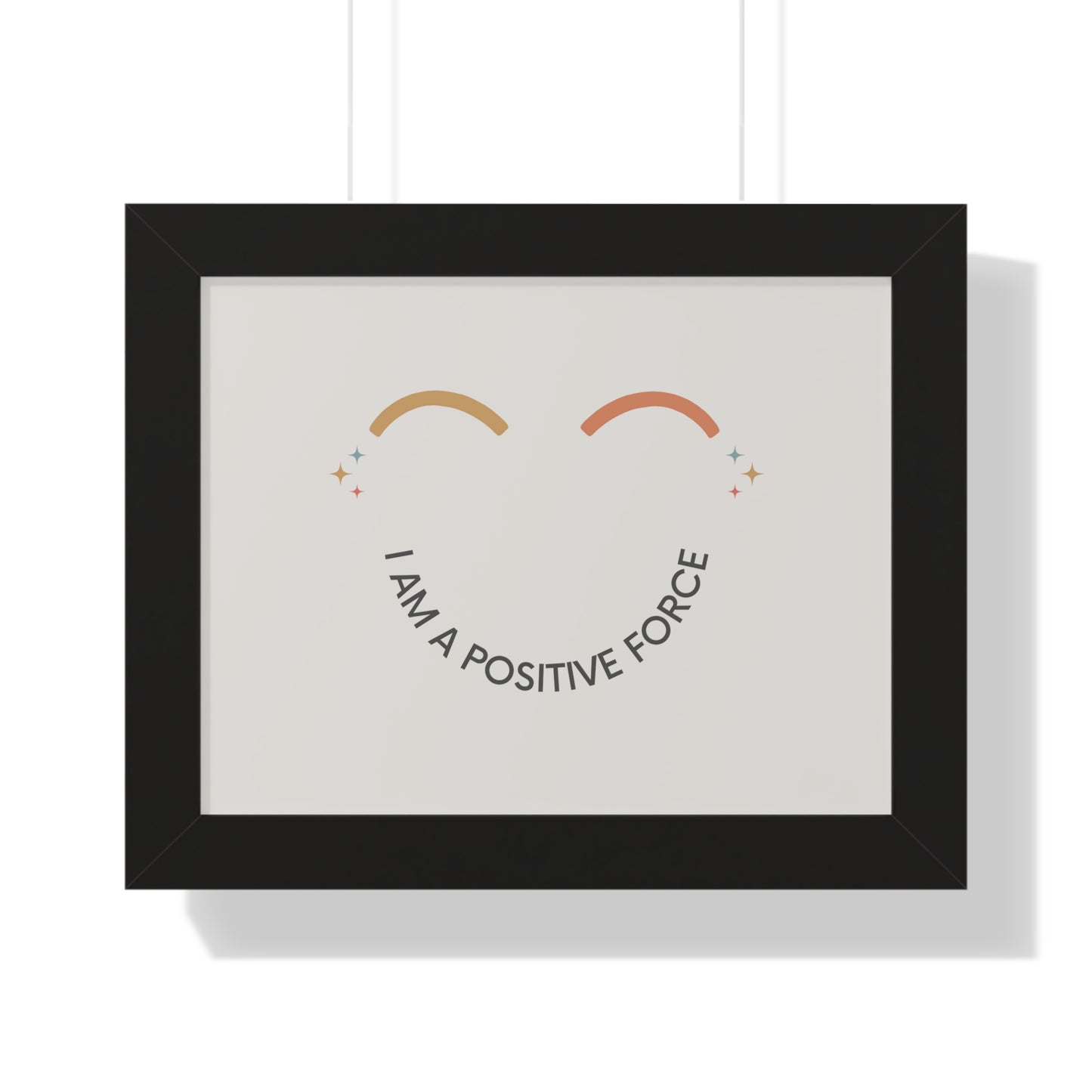 I Am A Positive Force - Kids Framed Art