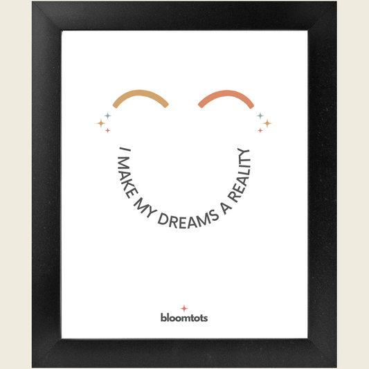 I Make My Dreams A Reality - Kids Framed Art