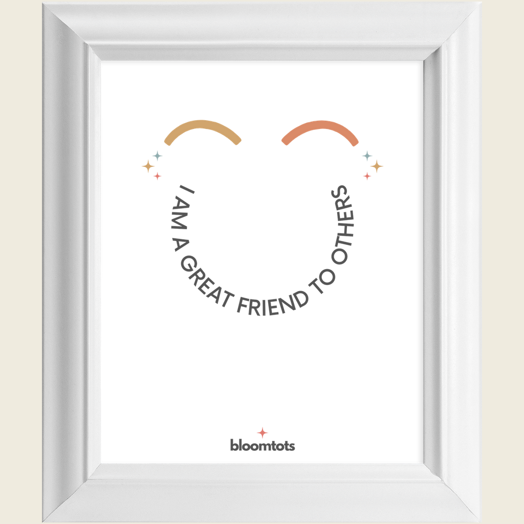 I Am A Great Friend To Others - Kids Framed Art