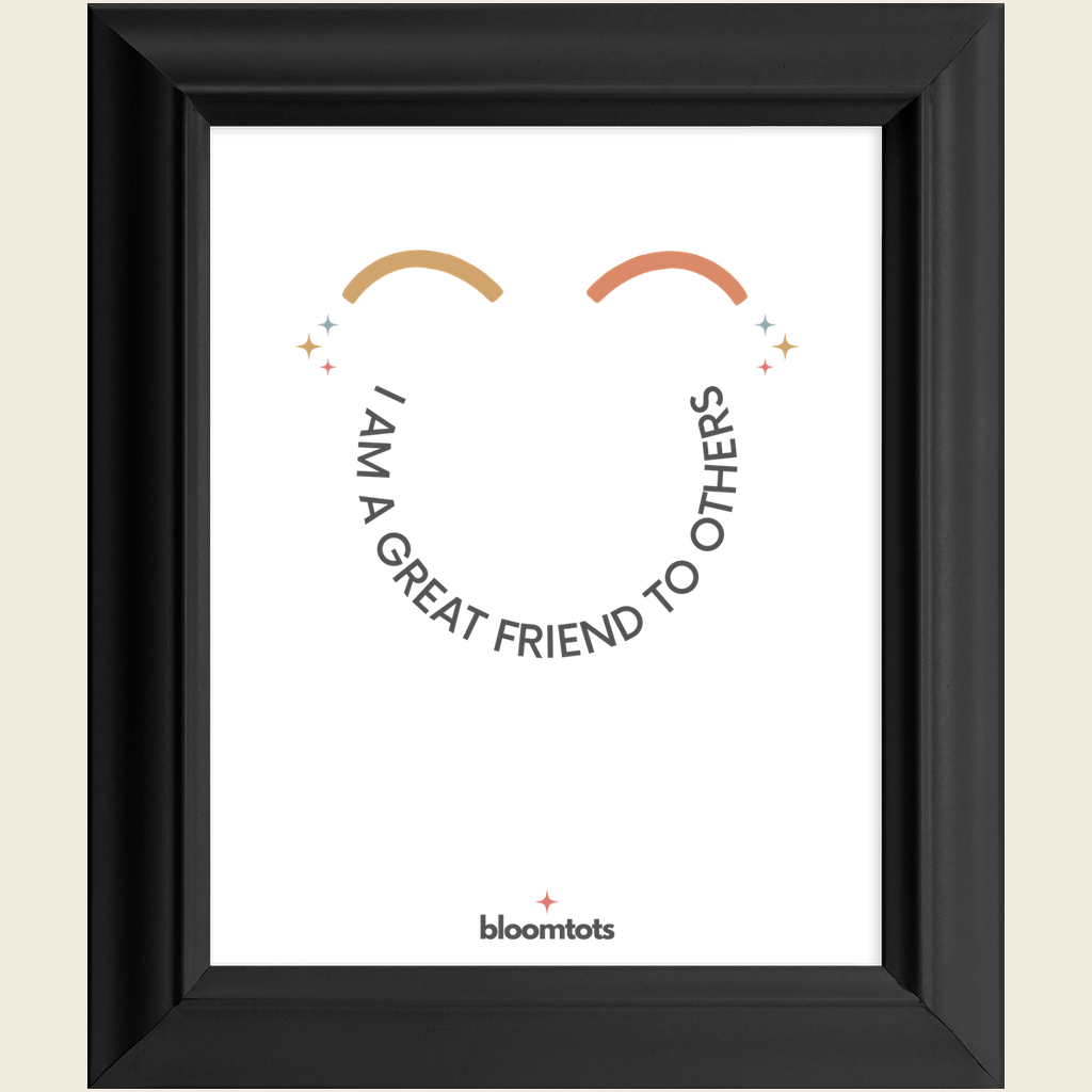 I Am A Great Friend To Others - Kids Framed Art