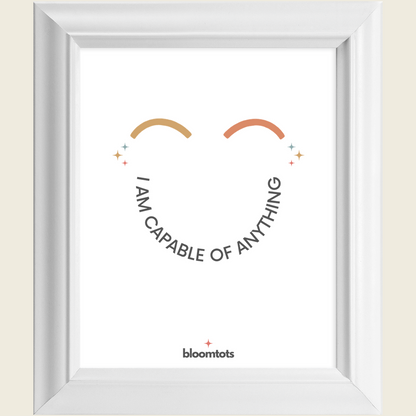 I Am Capable Of Anything - Kids Framed Art