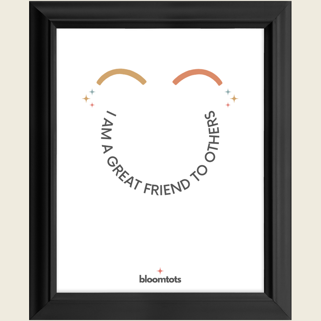 I Am A Great Friend To Others - Kids Framed Art