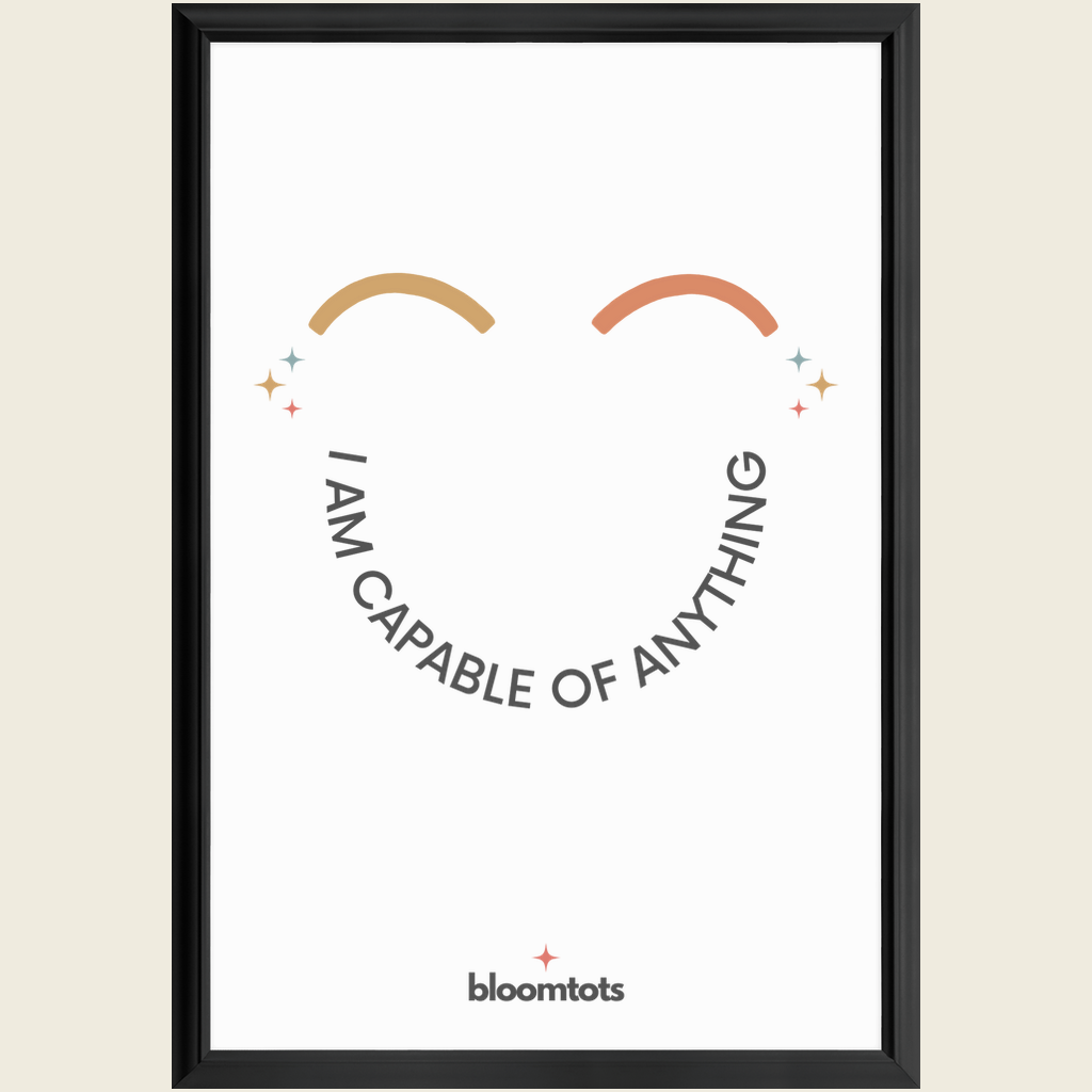 I Am Capable Of Anything - Kids Framed Art