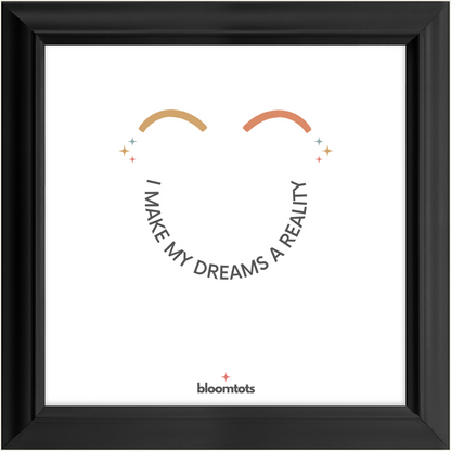 I Make My Dreams A Reality - Kids Framed Art