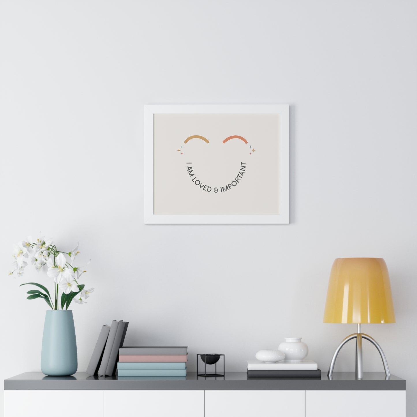 I Am Loved And Important - Kids Framed Art