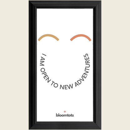 I Am Open To New Adventures - Kids Framed Art