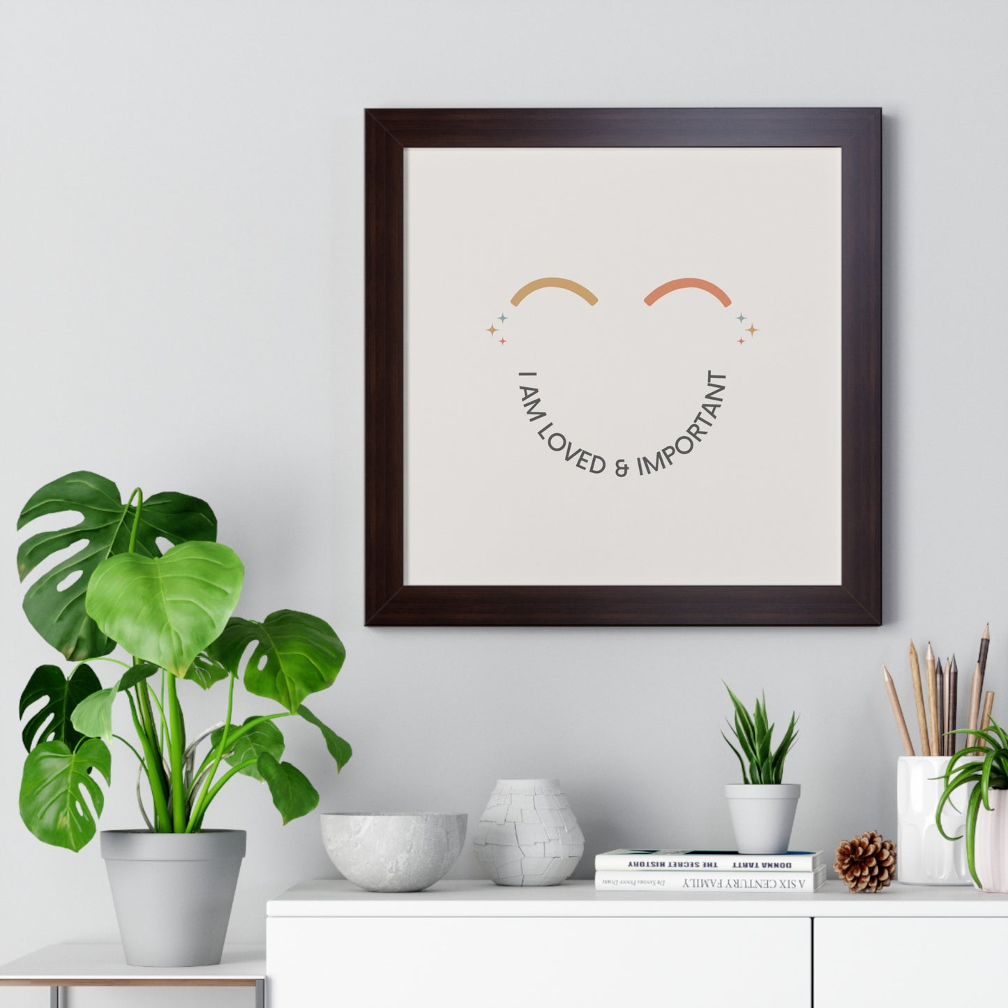 I Am Loved And Important - Kids Framed Art