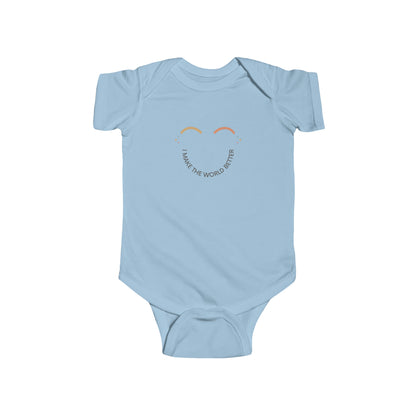 I Make The World Better - Baby Onesie