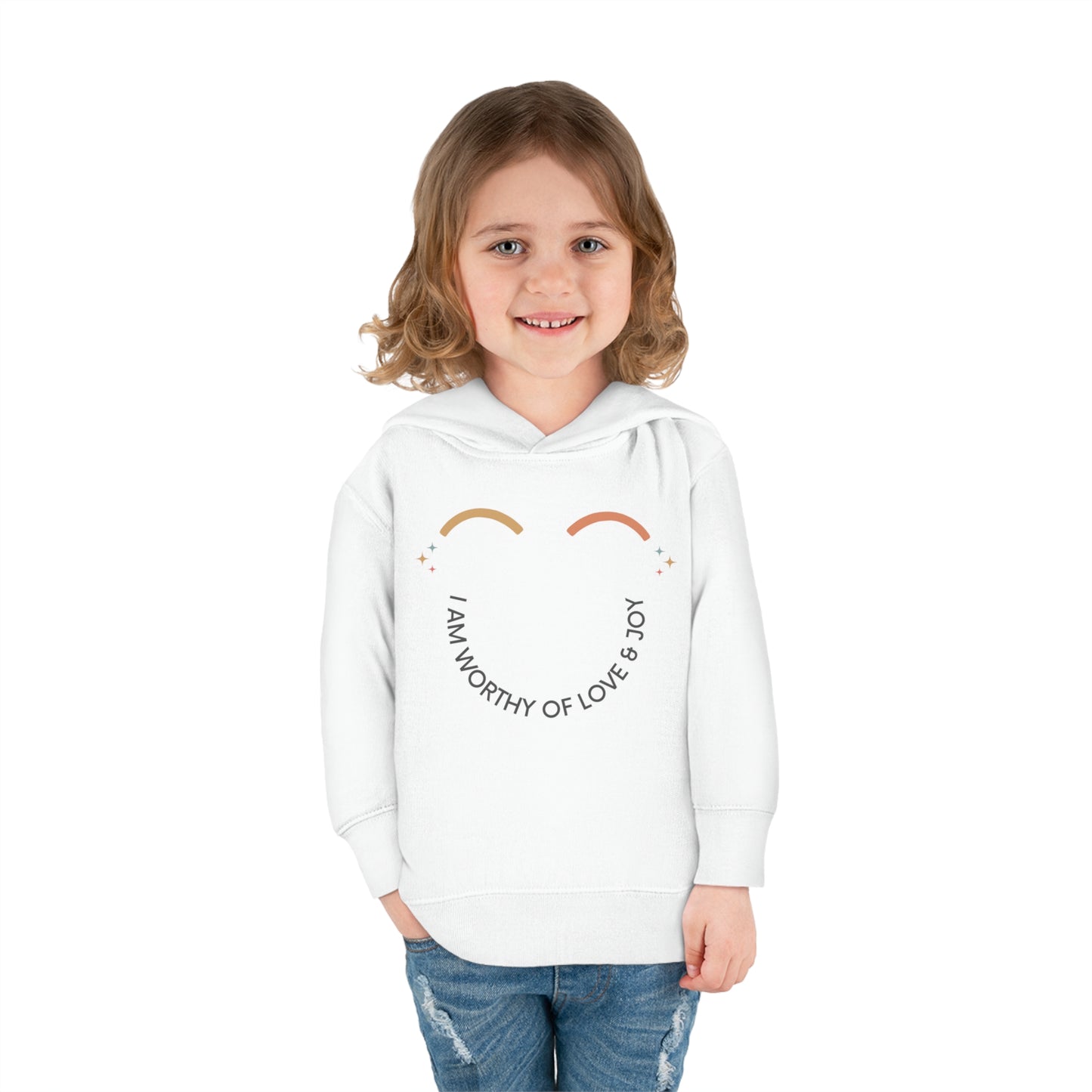 I Am worthy Of Love & Joy - Kids Hoodie