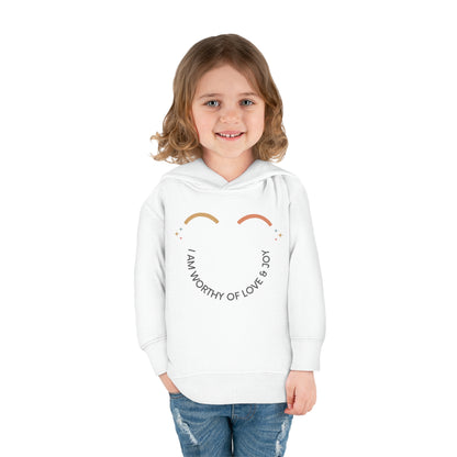 I Am worthy Of Love & Joy - Kids Hoodie