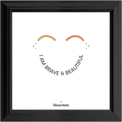 I Am Brave & Beautiful - Kids Framed Art