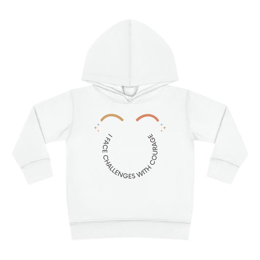 I Face Challenges With Courage - Kids Hoodie