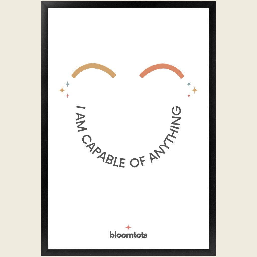 I Am Capable Of Anything - Kids Framed Art