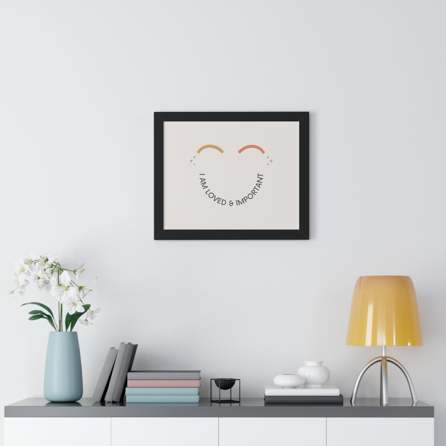 I Am Loved And Important - Kids Framed Art