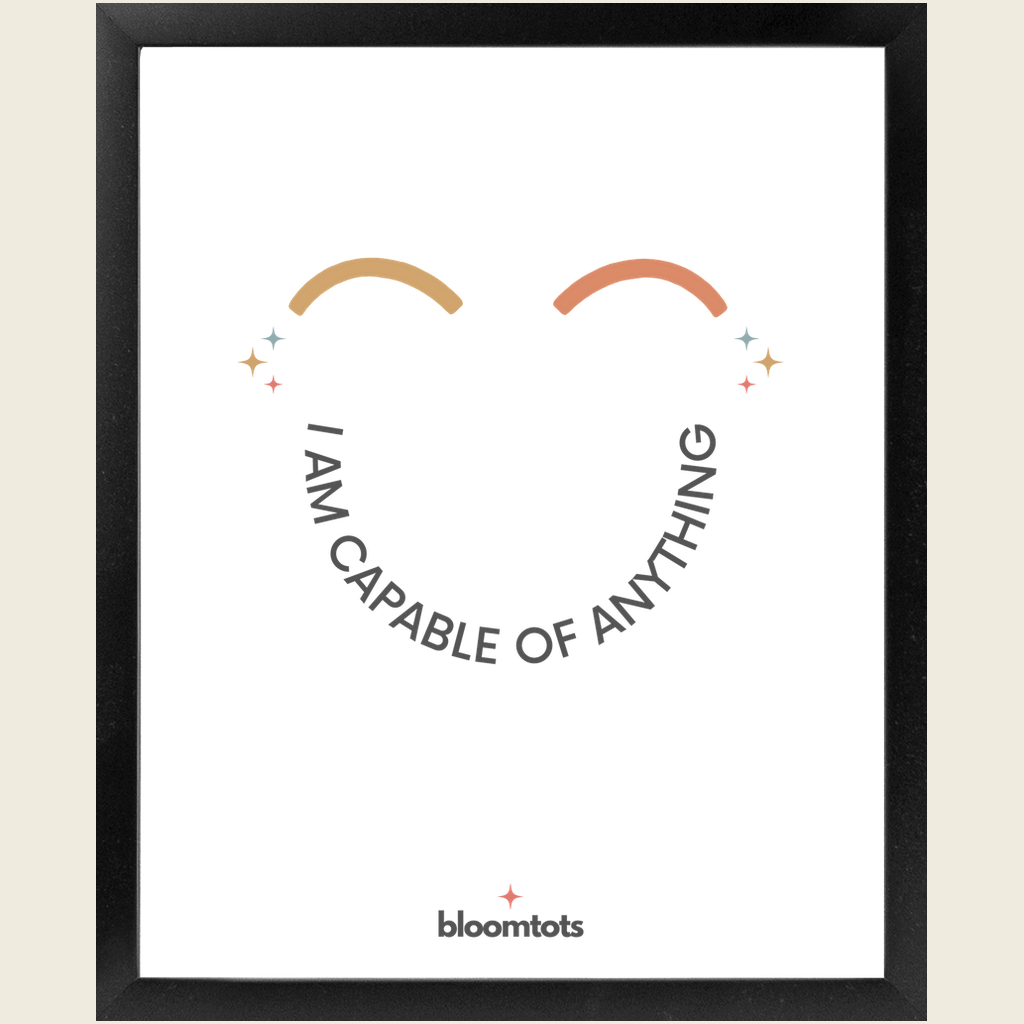 I Am Capable Of Anything - Kids Framed Art