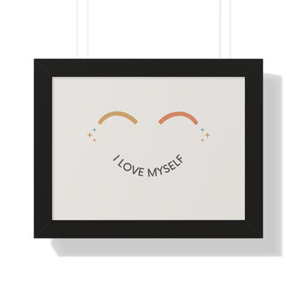 I Love Myself - Kids Framed Art