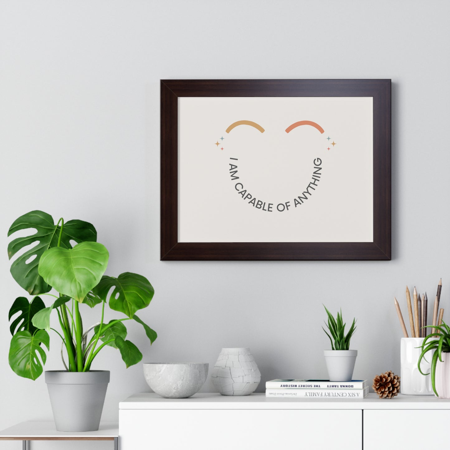 I Am Capable Of Anything - Kids Framed Art